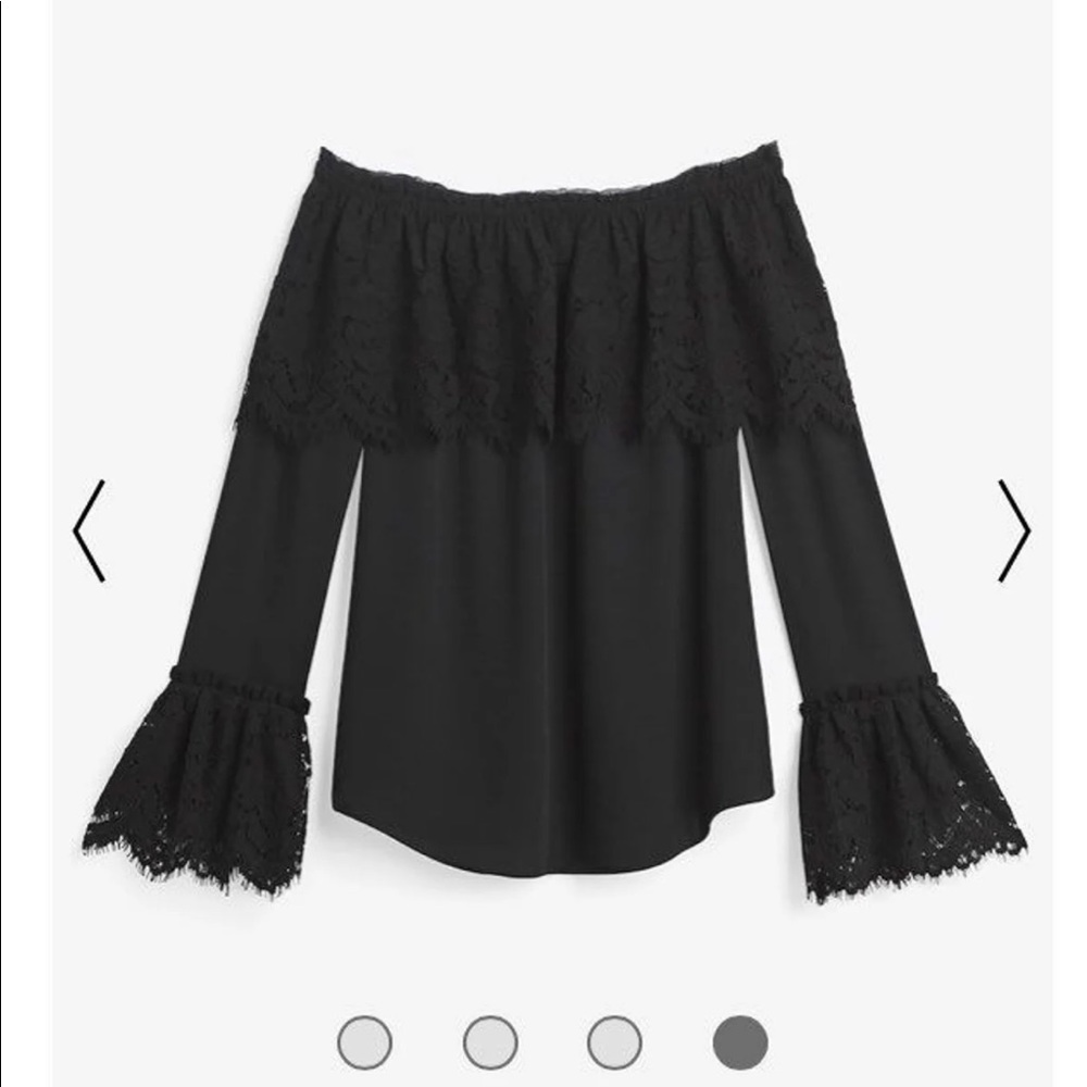 White House Black Market Off Shoulder Top
